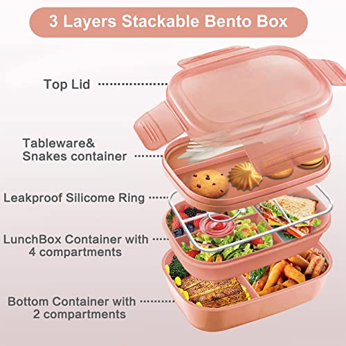 Umiblu Bento Lunch Box with Cutlery