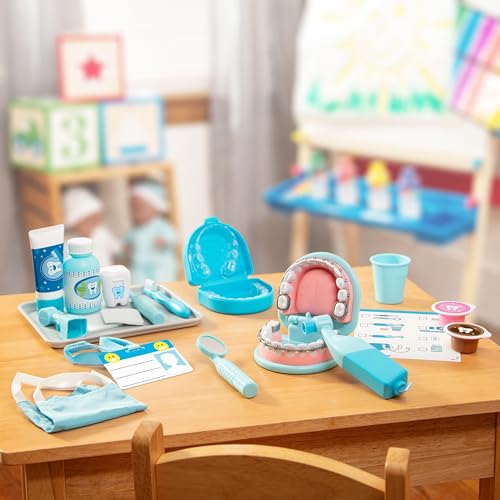 Melissa & Doug Super Smile Dentist Kit for Kids Role Play Toys