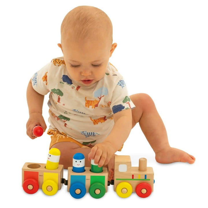 Galt Toys Wooden Shape Sorter Train, Ages 1+