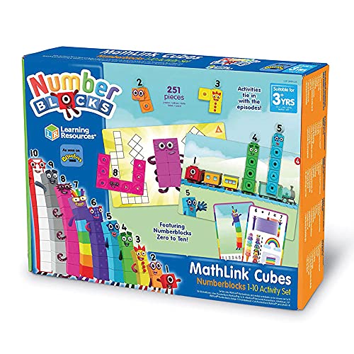 MathLink Cubes Numberblocks 1-10 Activity Set, Multicolour