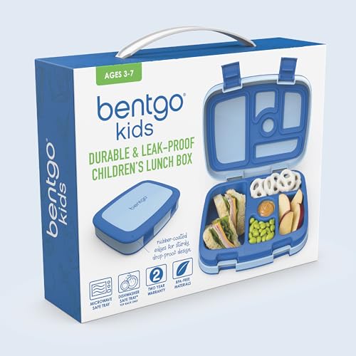 Blue 5-Compartment Leak-Proof Lunchbox