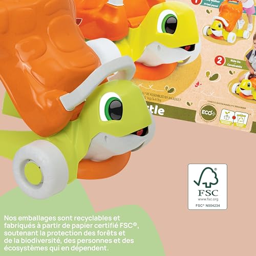 Chicco ECO+ Toy Turtle Walk & Ride on or Walker