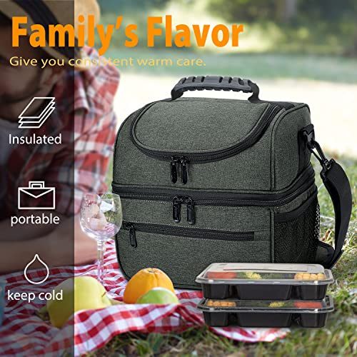 Extra Large 13L Insulated Lunch Bag for Men