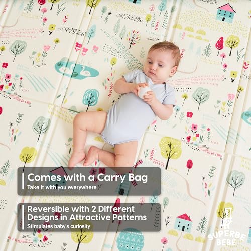 Non-Toxic Thick Foldable Waterproof Foam Baby Play Mat