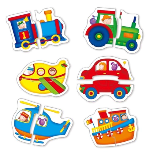 Galt Toys, Baby Puzzles Transport Jigsaw Puzzles for Kids