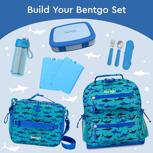 Blue 5-Compartment Leak-Proof Lunchbox