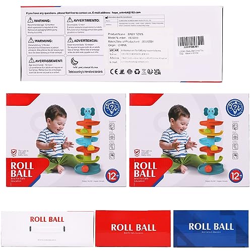 Ball Drop Ramp Toy for Babies 9-18 Months