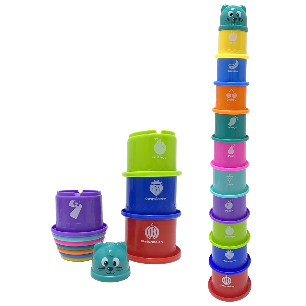 Baby Kids 11 Piece Stacking Cups Toy