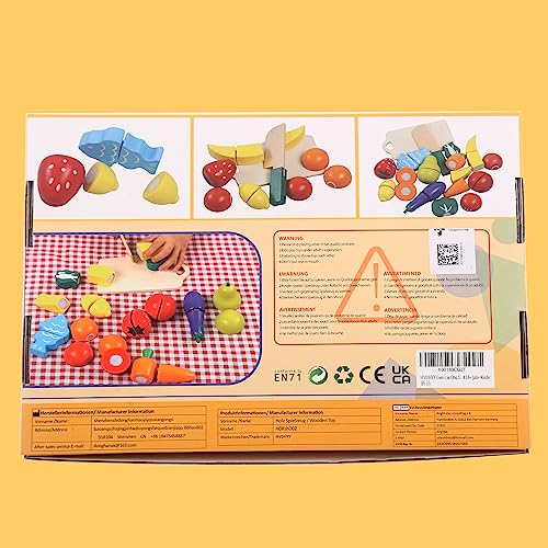 Children Cutting Fruits and Vegetables Game Set Toy