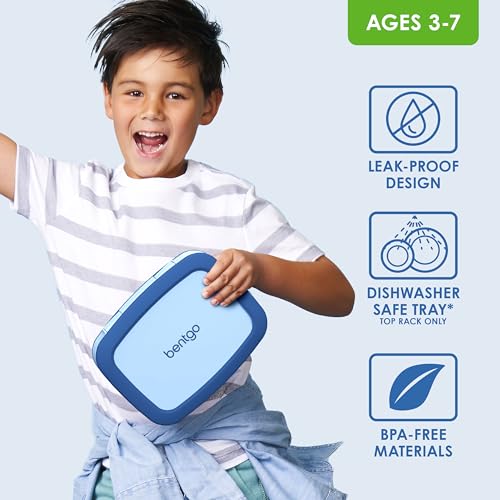 Blue 5-Compartment Leak-Proof Lunchbox