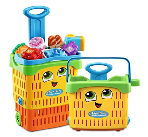 Interactive Count-Along Basket & Scanner, Roleplay Toy