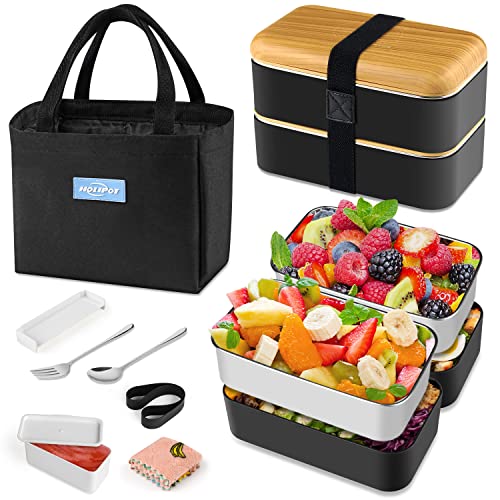 2-Tier Bento Box with Utensils