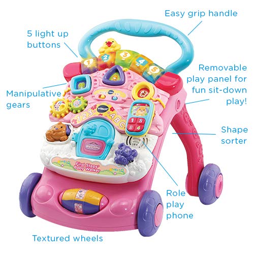 First Steps Baby Walker Push Along Walker Baby Toy