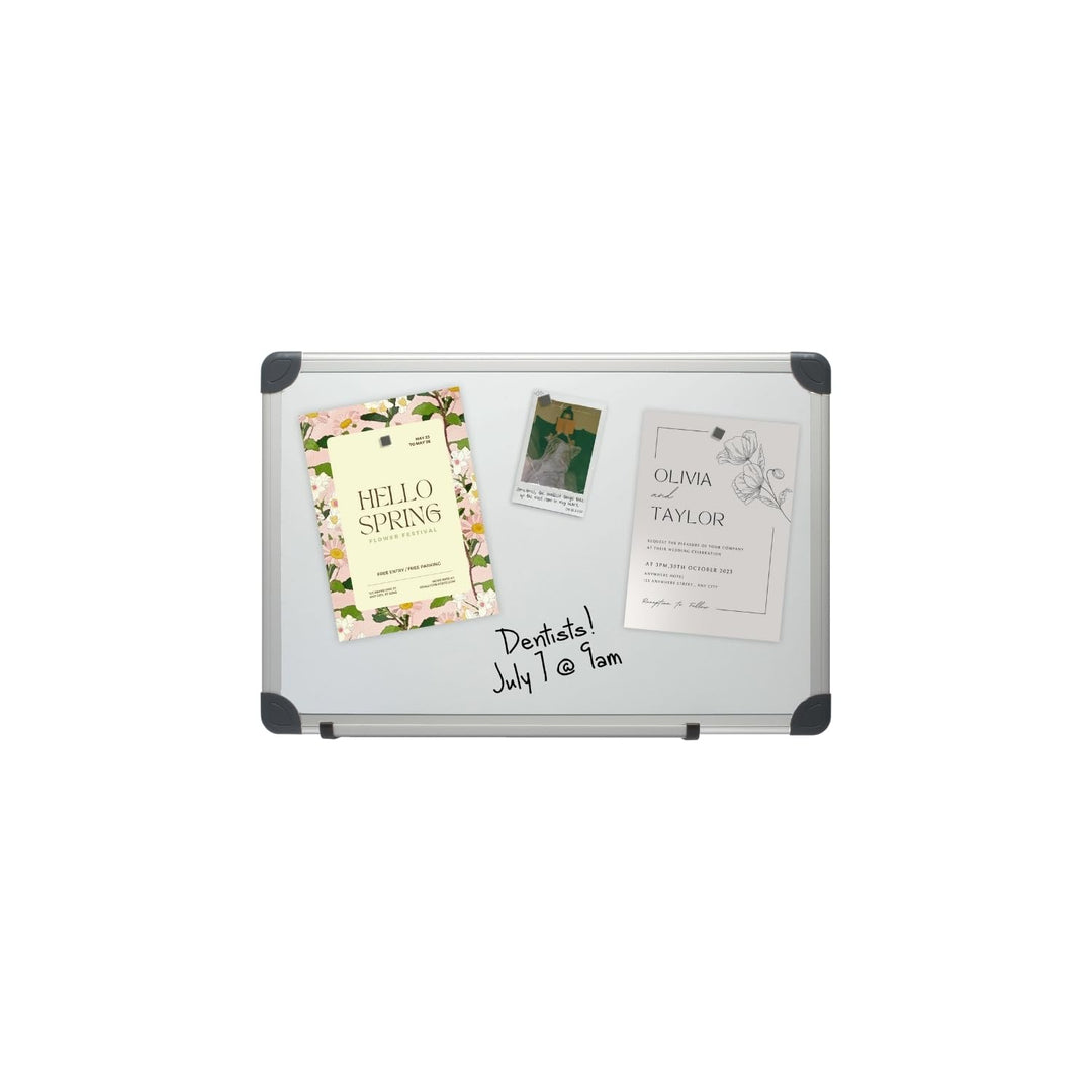 Magnetic Dry Erase Whiteboard 30x45cm with Aluminum Frame