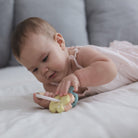 PlanToys Wooden Baby Key Rattle Pastel Toy – Baby Activity Toy for children, available at Learning Bugs UK