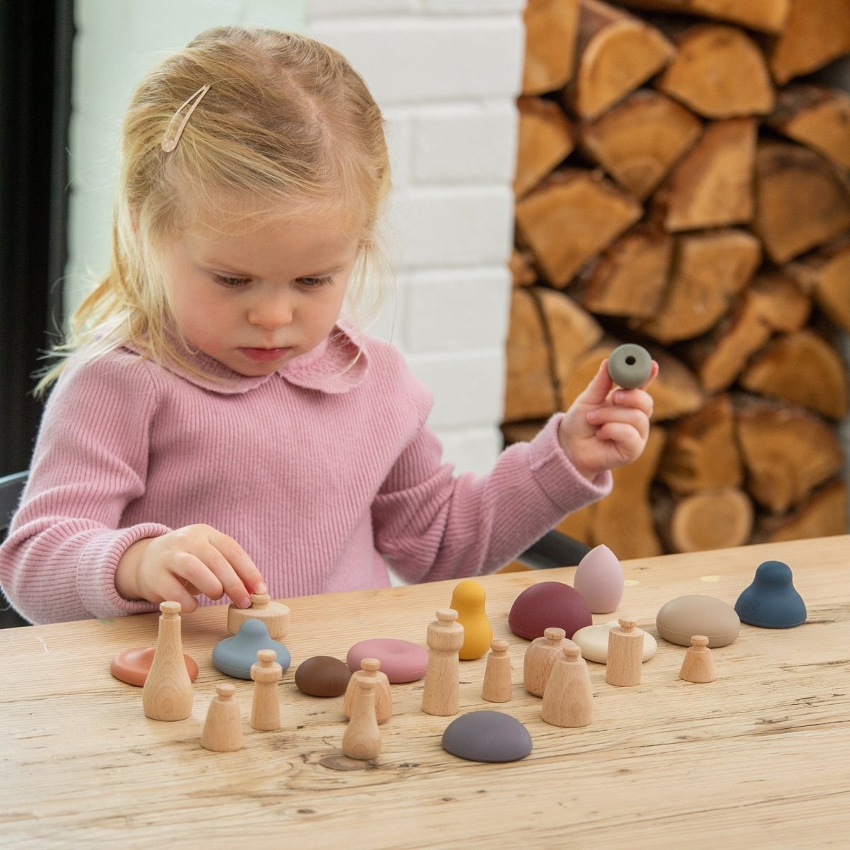 SiliSoft® Woodland Mushroom Set (Earth) – Baby Toys & Activity Equipment for children, available at Learning Bugs UK