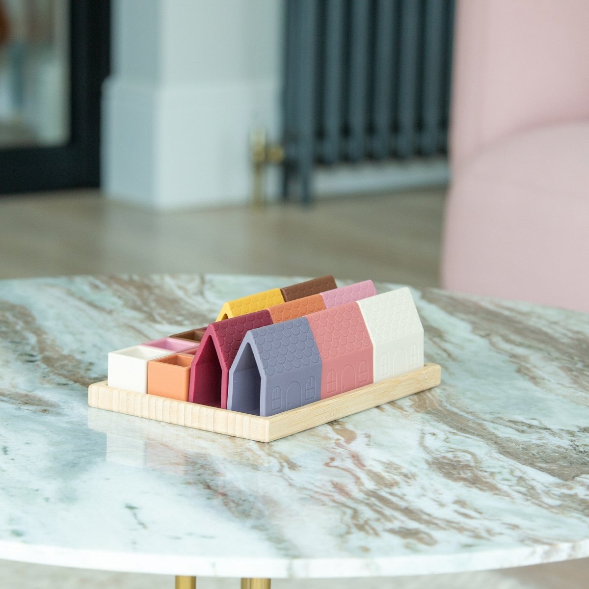 SiliSoft® Village Blocks (Earth) – Baby Toys & Activity Equipment for children, available at Learning Bugs UK