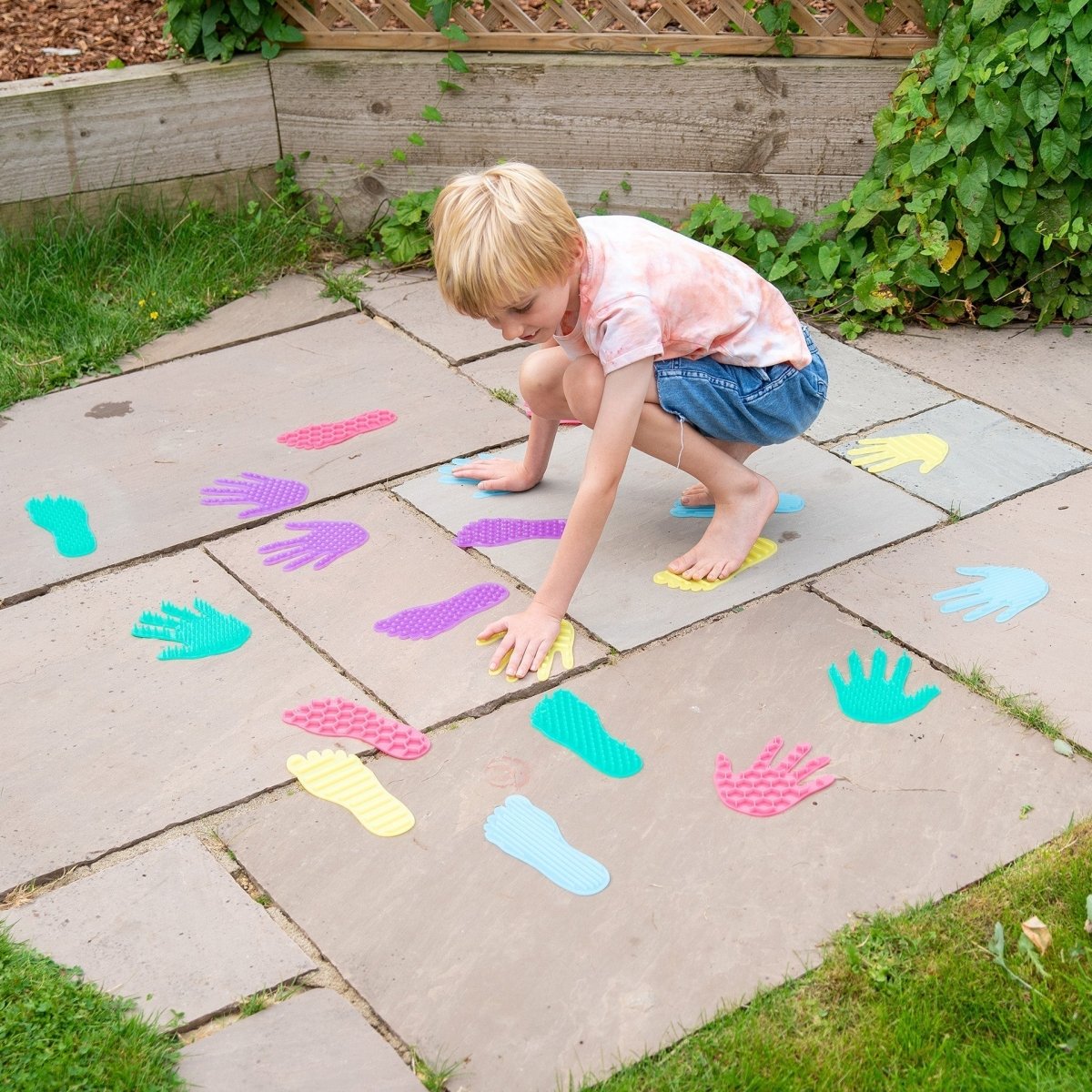 SiliShapes Hands & Feet Set – for children, available at Learning Bugs UK