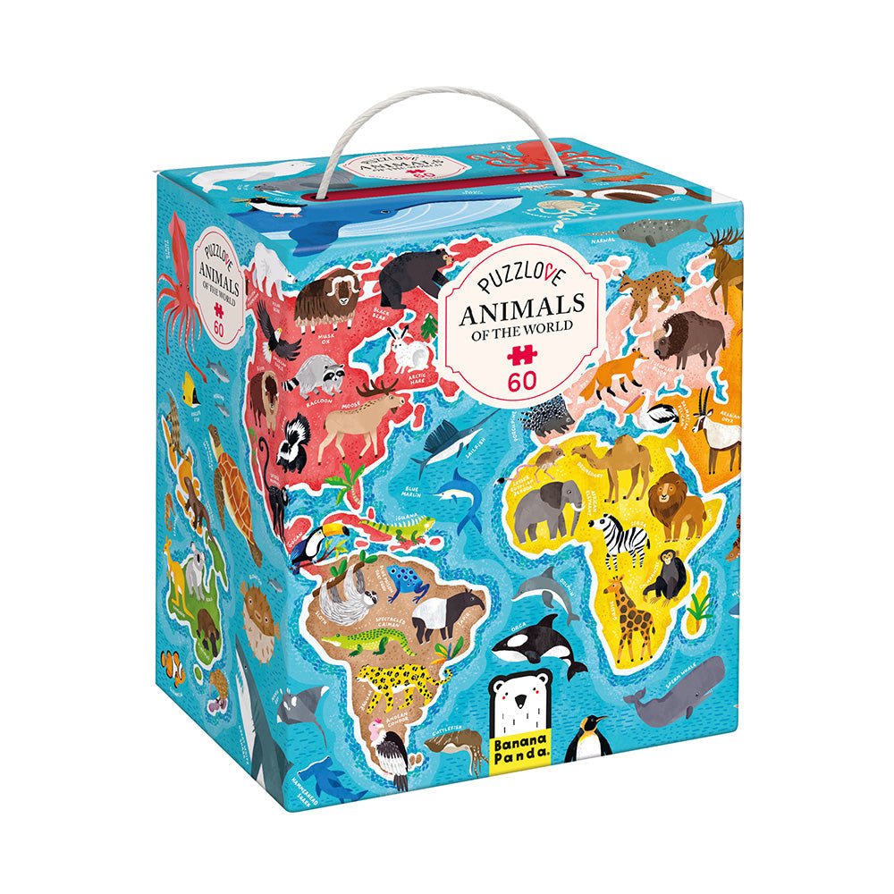 Banana Panda Puzzlove Animals Around the World – Learning Bugs