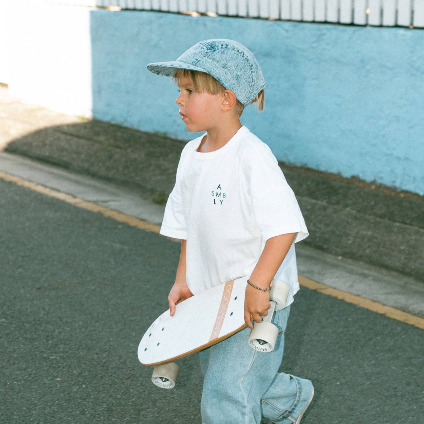 Banwood Washed 5 Panel Cap - Denim