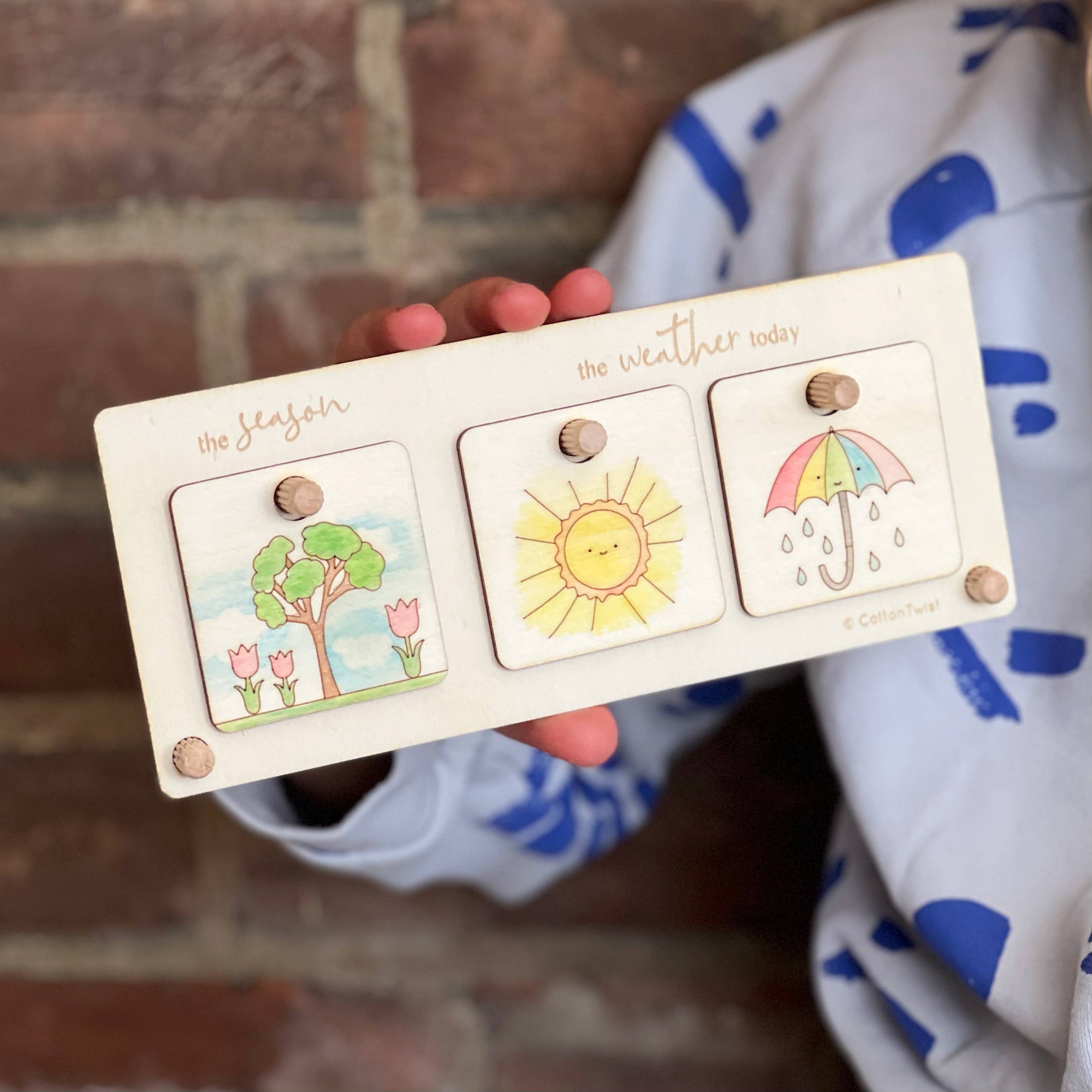 Buy Make Your Own Weather Chart | Art and Craft Box for kids by Learning Bugs UK