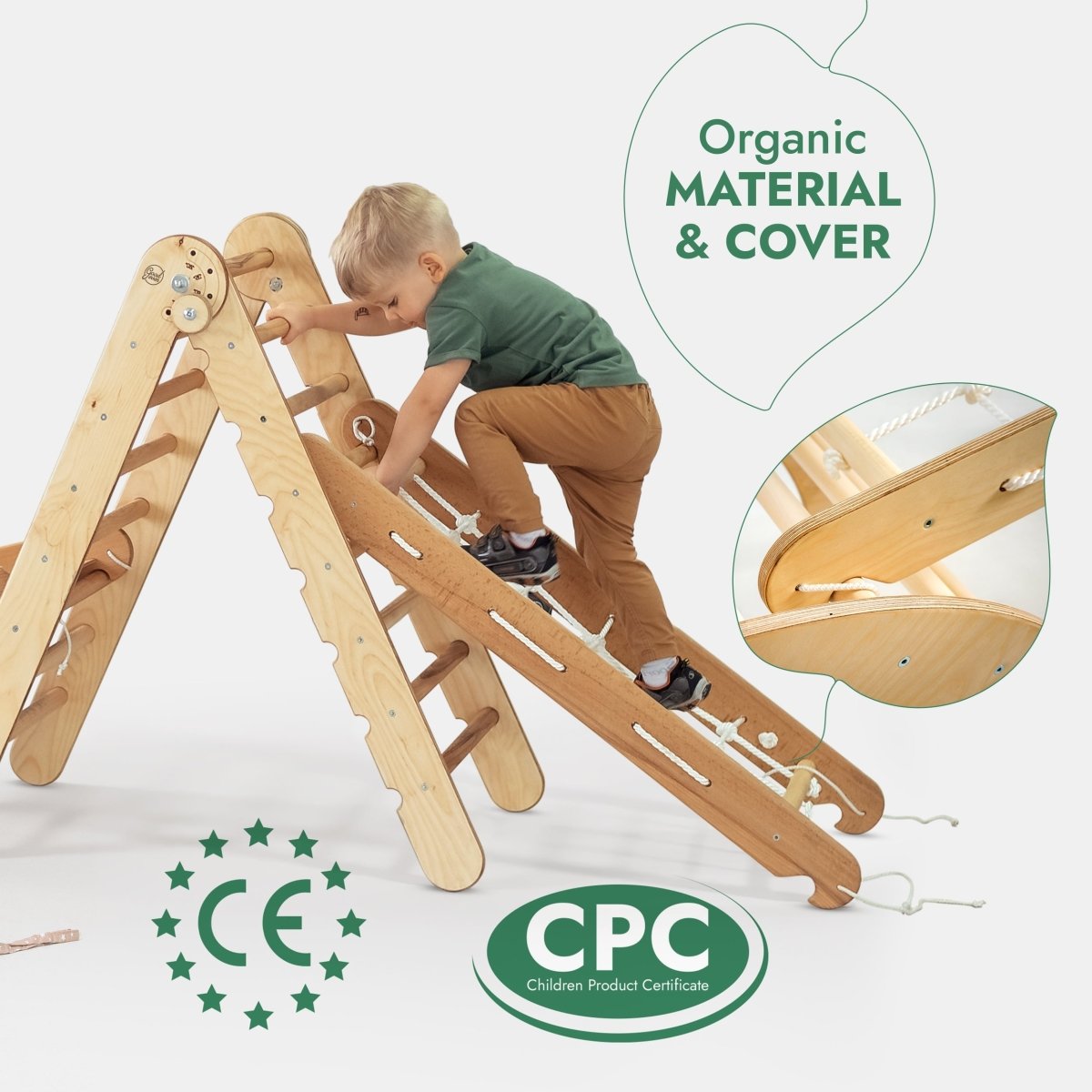 Goodevas 5 in 1 Montessori Climbing Frame – 5in1 Playsets for children, available at Learning Bugs UK