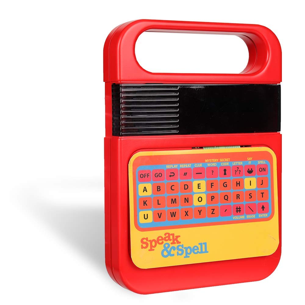 Retro Speak & Spell Electronic Game | Classic Educational Toy for Ages 7+ | Basic Fun 09624