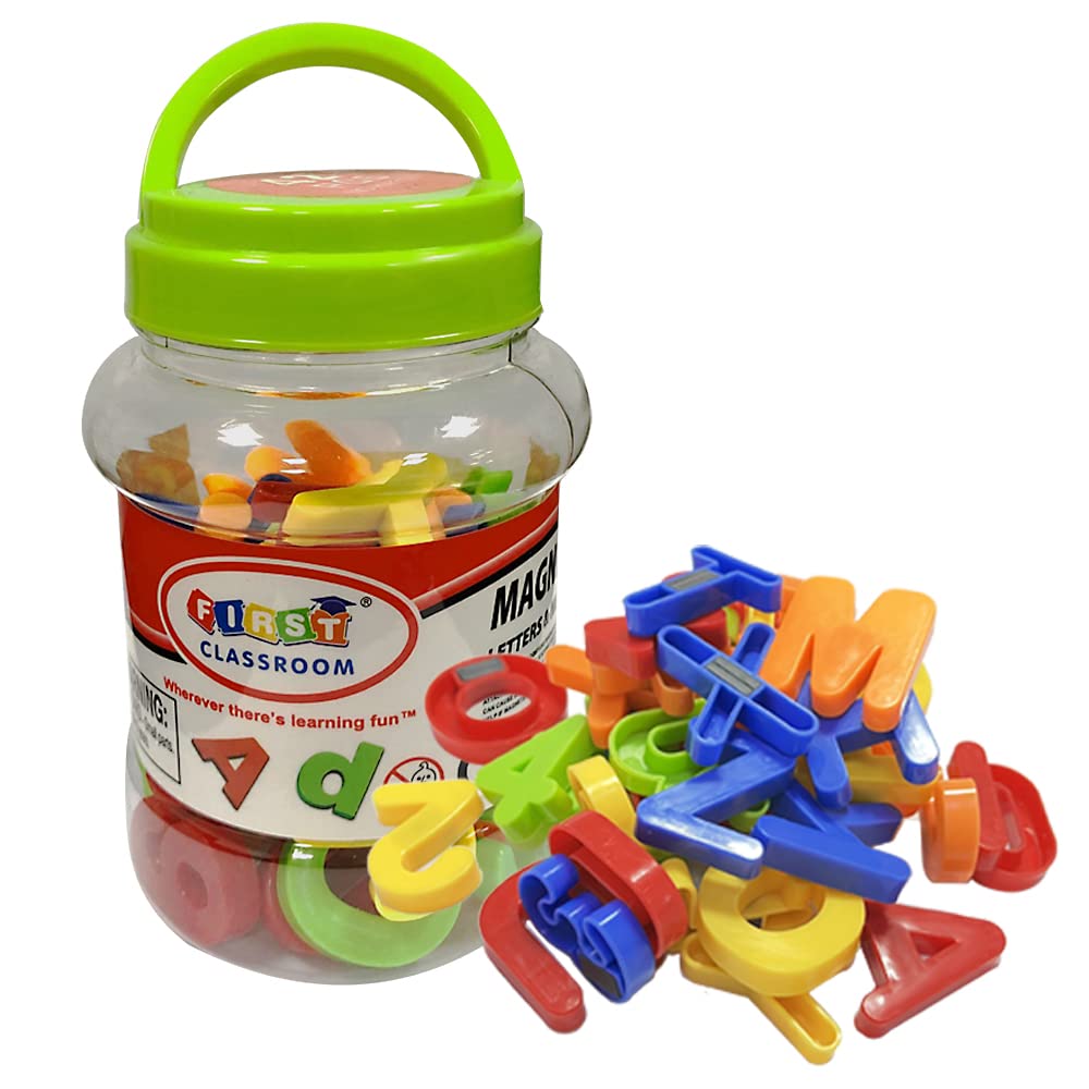 Magnetic Letters & Numbers Set for Kids - 46 Pieces