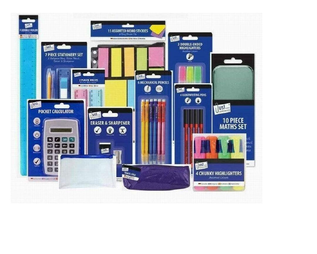 56-Piece Back-to-School Stationery Set