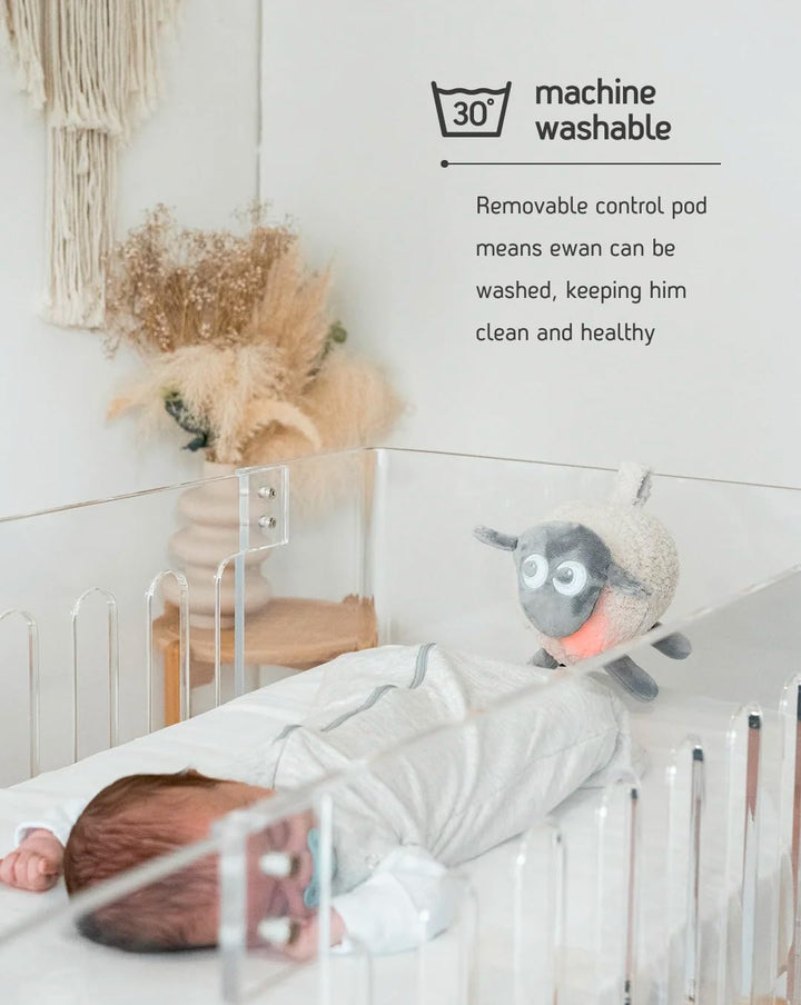 Ewan Deluxe with Shush, Grey Baby & Toddler Sleep Aid Gift