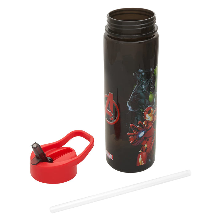 Avengers Flip Straw Water Bottle