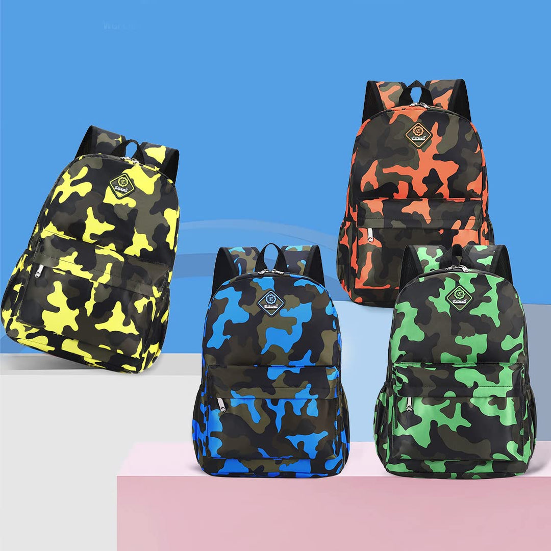 Kids Camouflage School Backpack