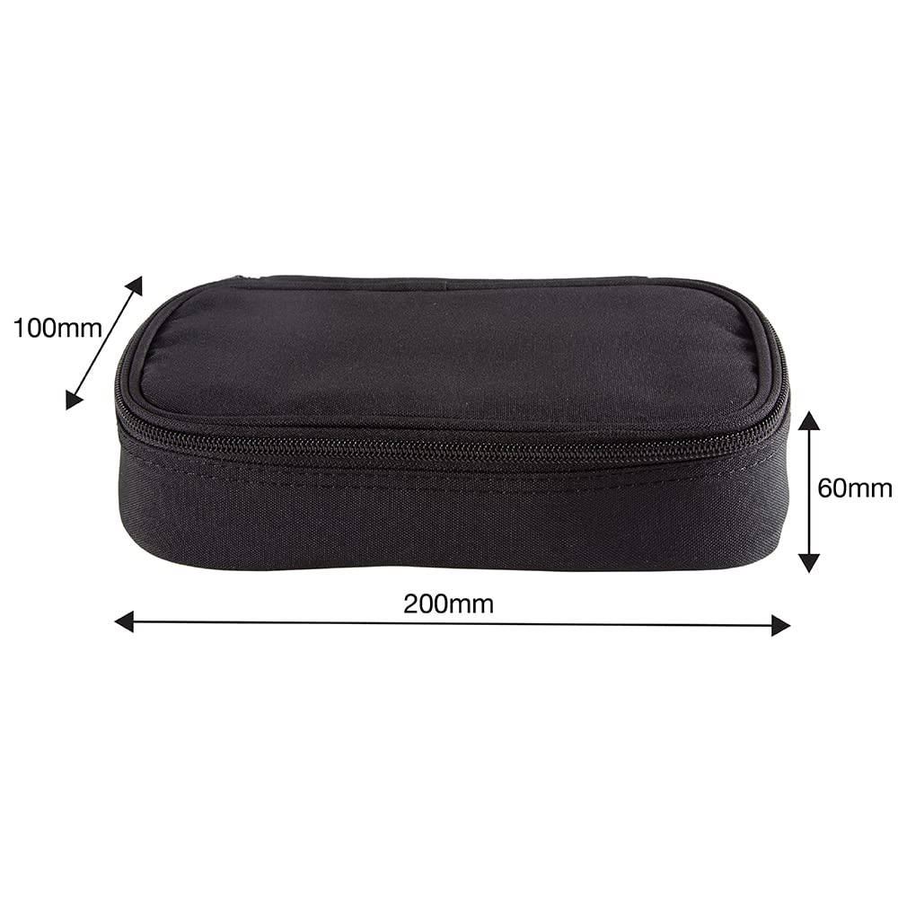 Black Large Capacity Pencil Case Organizer