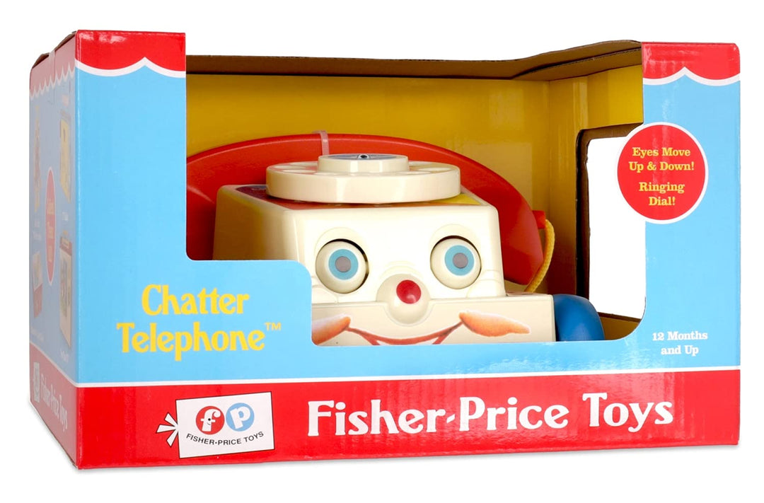 Classics Chatter Telephone Retro Baby Push Along Toy