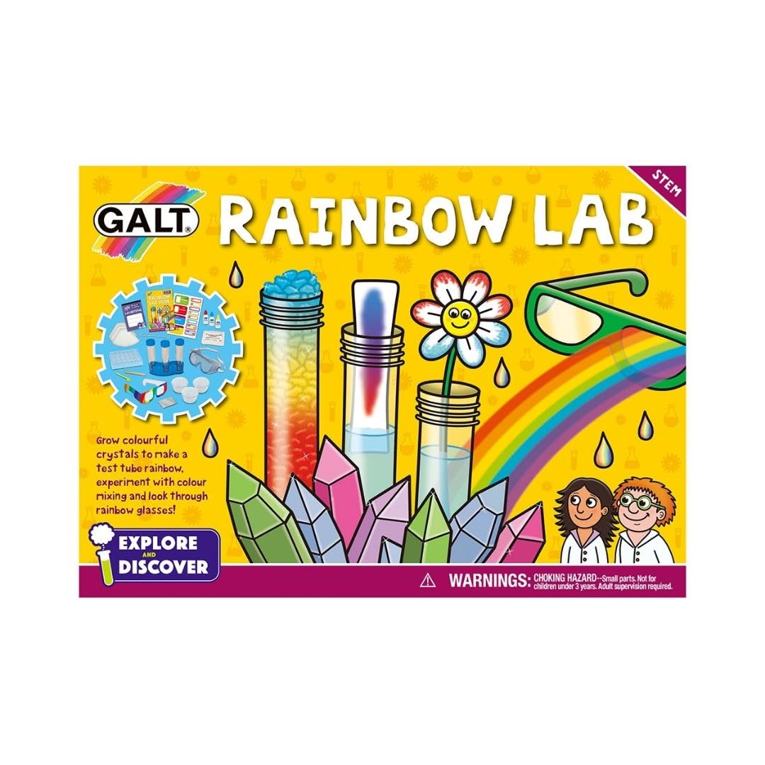 Rainbow Lab: 12 Colorful Science Experiments for Kids