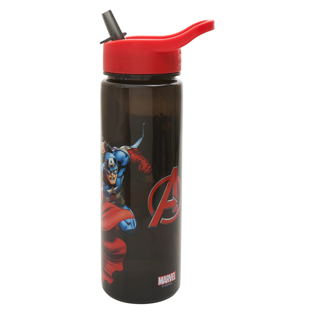 Avengers Flip Straw Water Bottle