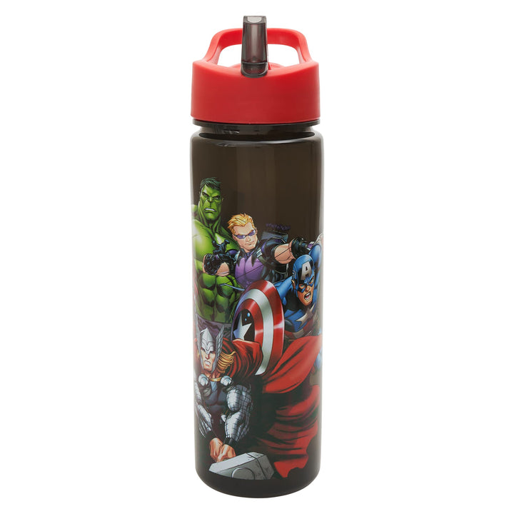 Avengers Flip Straw Water Bottle