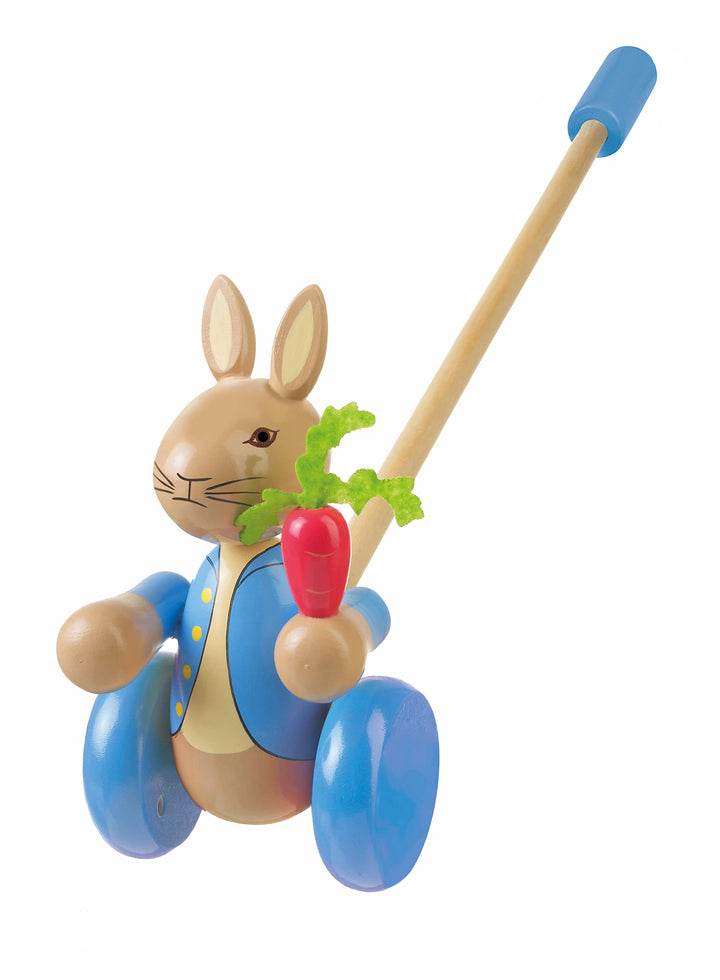 Peter Rabbit Wooden Push Along Walker Gift