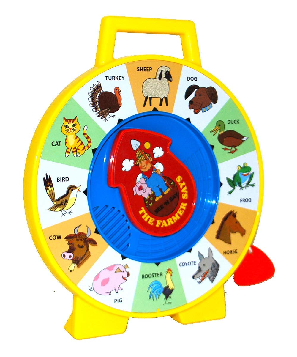 Fisher Price Classics | See 'n Say Farmer Says | Educational Toy for Ages 18 Months+ | Basic Fun 2070