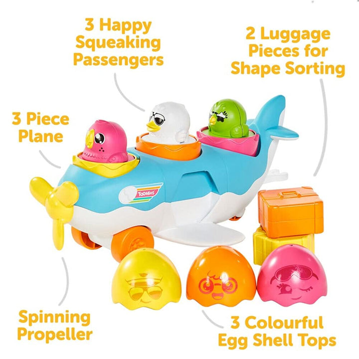 2 in 1 Load and Go Plane Baby Toy, Baby Push Along Toy