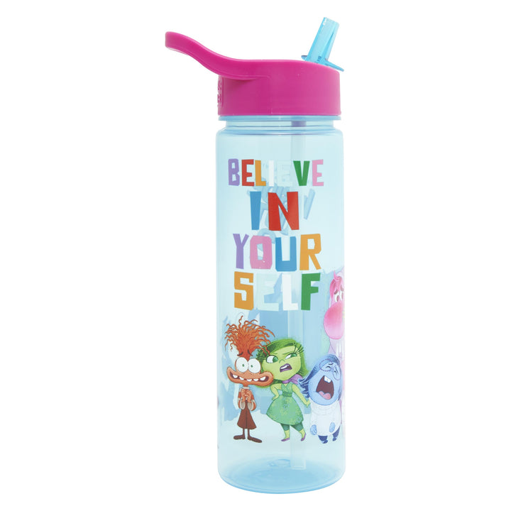 Inside Out 2 Kids Water Bottle with Straw - 600ml