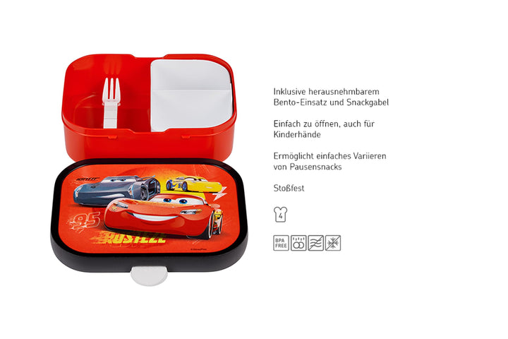 Cars Bento Lunch Box for Kids