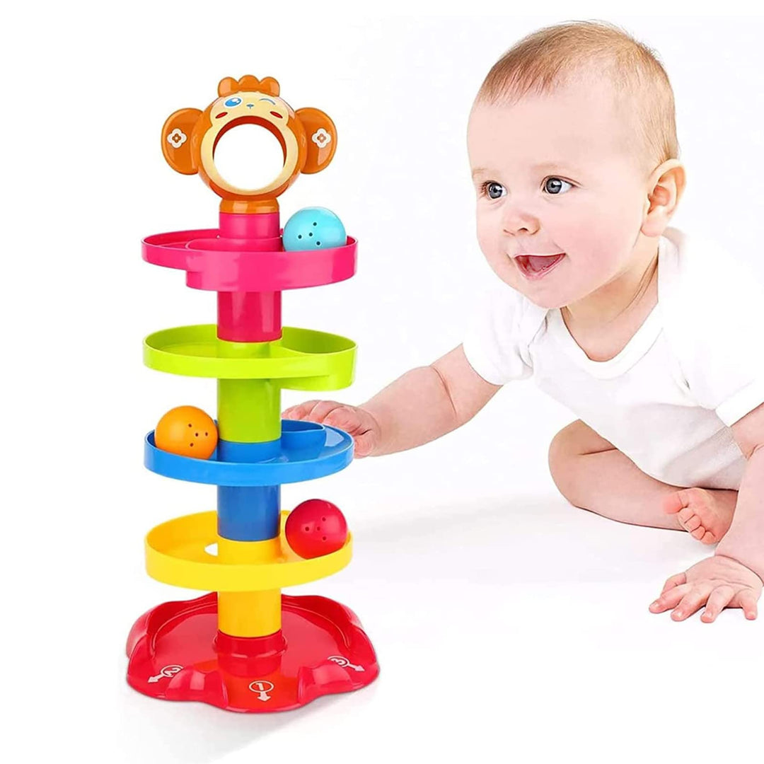 Baby 9-18 Months, Ball Drop and Roll Ramp Toy