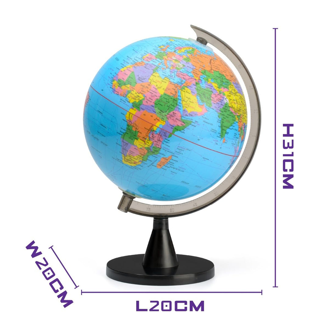 20cm Rotating Educational Globe for Kids