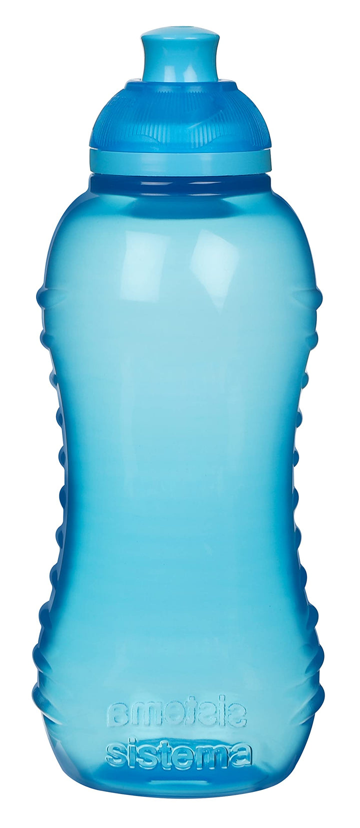 Sistema Twist 'n' Sip Squeeze Kids Water Bottle For School | Leakproof Plastic Water Bottle | 330 ml | BPA-Free | Assorted Colours