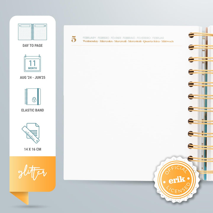 11-Month Glitter School Diary