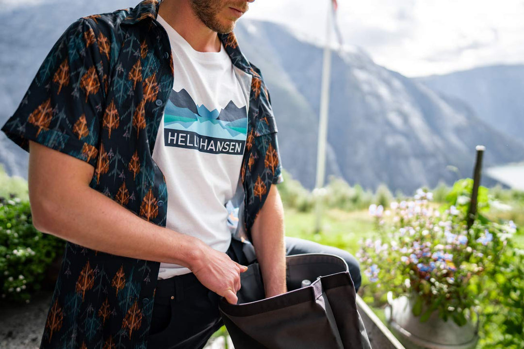 Unisex Black Stockholm Backpack