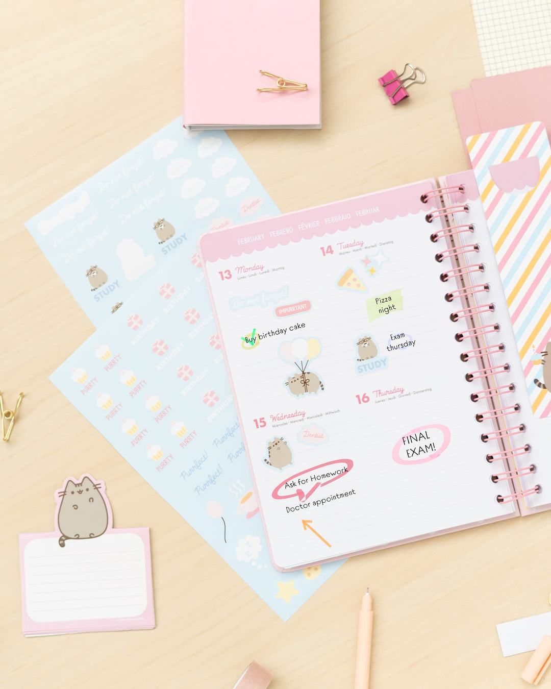 Pusheen 2022-2023 Academic Diary