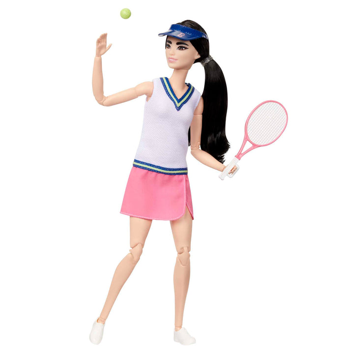 Barbie Doll and Accessories, Career Tennis Player Doll with Racket and Ball, HKT73