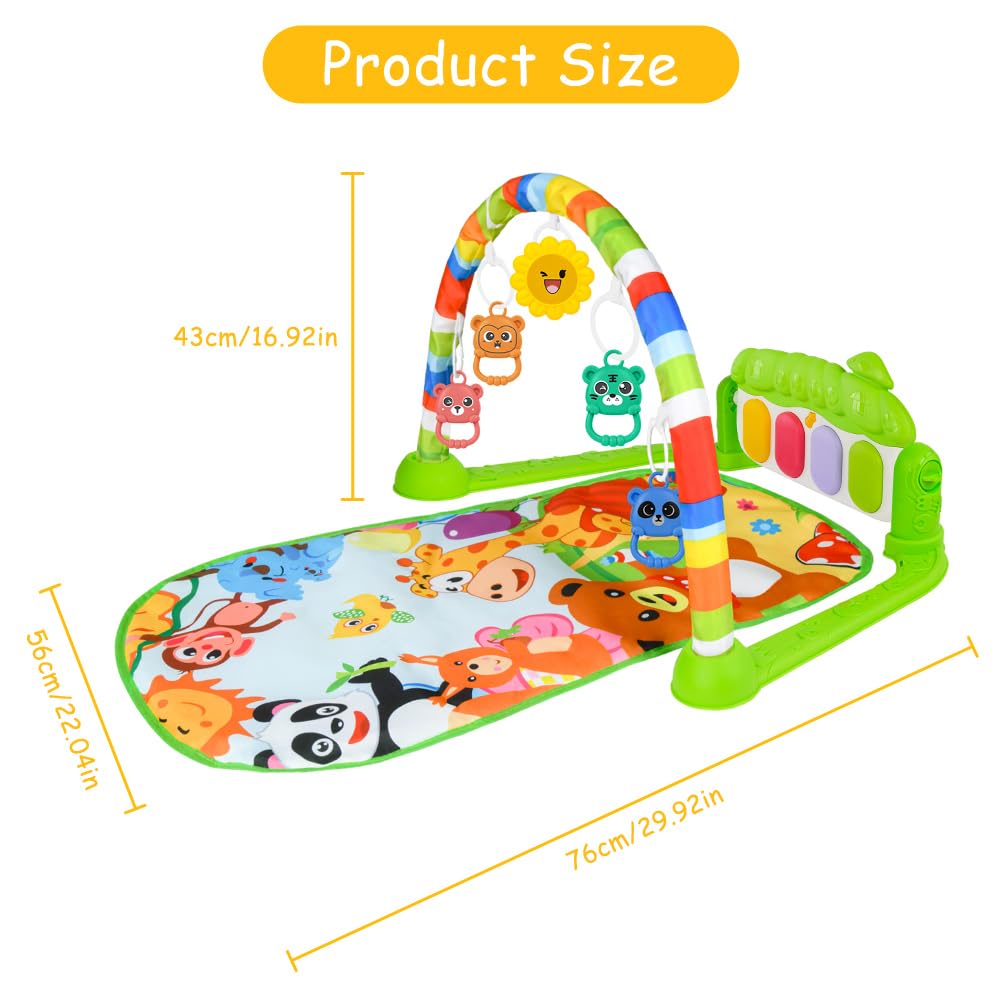 Baby Piano Music and Lights Play Mat